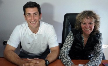 Franco Mazzoni y Mar&iacute;a Kury son los nuevos deportistas becados por el Municipio