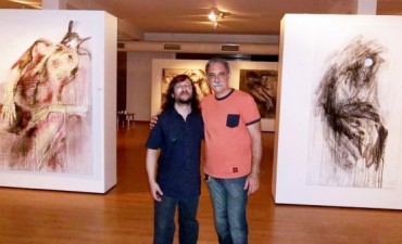 Los artistas platenses Mazzuca y Busquets inauguran su muestra
