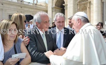 D&rsquo;Onofrio visit&oacute; al papa Francisco en la Ciudad del Vaticano