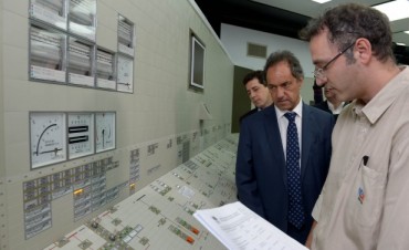 SCIOLI INAUGUR&Oacute; SIMULADOR EN CENTRAL NUCLEAR
