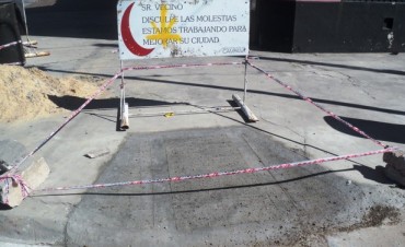 Obras P&uacute;blicas profundiza la realizaci&oacute;n de nuevas rampas para personas con capacidades especiales