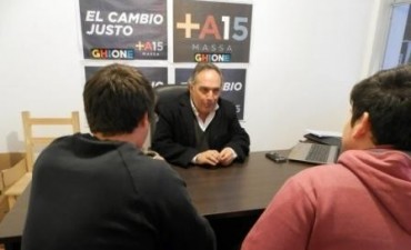 Ghione: &ldquo;El debate es la mejor herramienta que podemos darles a nuestros vecinos para decidir su voto&rdquo;.