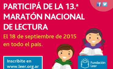 Marat&oacute;n de Lectura 2015: Se desarrolla hoy el encuentro literario en la Biblioteca Municipal