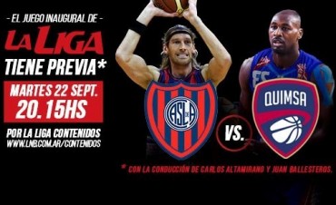 San Lorenzo-Quimsa abren la Liga Nacional