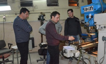 El Intendente visitó el Centro de Formación Laboral N° 401