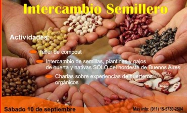 Jornada de intercambio de semillas y plantines en Pilar