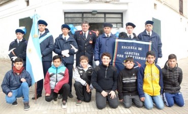 Venta de tortas fritas de la  Escuela de Cadetes de Bomberos de Campana