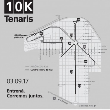 El domingo se corren los 10K Tenaris en Campana