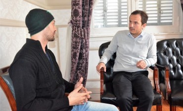 El Intendente recibi&oacute; al &ldquo;Principito&rdquo; Witt tras su victoria en M&eacute;xico