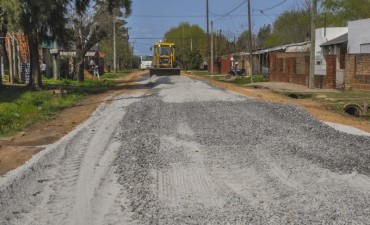  El Municipio puso en marcha un plan de mantenimiento de las calles de San Cayetano