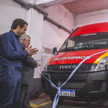 El Intendente acompa&ntilde;&oacute; los festejos del 68&ordm; aniversario de los Bomberos de Campana