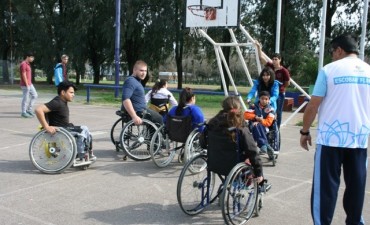Se realiz&oacute; un importante encuentro de b&aacute;squet adaptado y boccia 