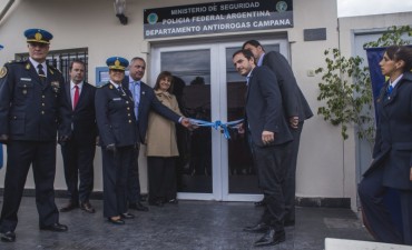 El Intendente particip&oacute; de la inauguraci&oacute;n del Departamento Operativo Antidrogas Campana