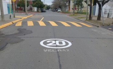 Seguridad Vial: el Municipio contin&uacute;a concretando trabajos de se&ntilde;alizaci&oacute;n en v&iacute;a p&uacute;blica