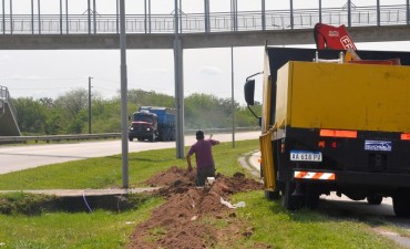 Ruta 6: en los pr&oacute;ximos d&iacute;as se pondr&aacute;n en funcionamiento las luces del tramo Las Acacias &ndash; San Felipe