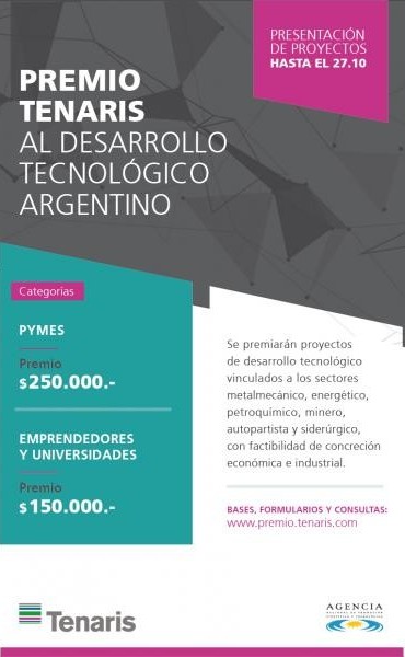 Tenaris y la ANPCyT premian la innovaci&oacute;n tecnol&oacute;gica en pymes, emprendedores y universidades 