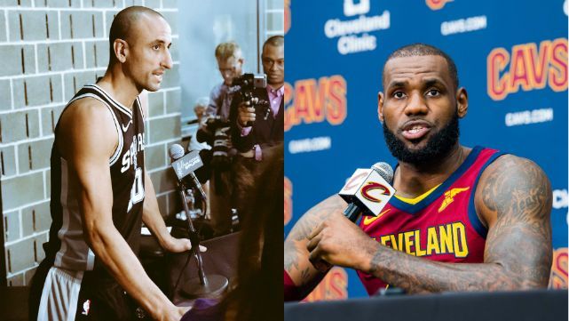 Gin&oacute;bili y LeBron James, contra Trump