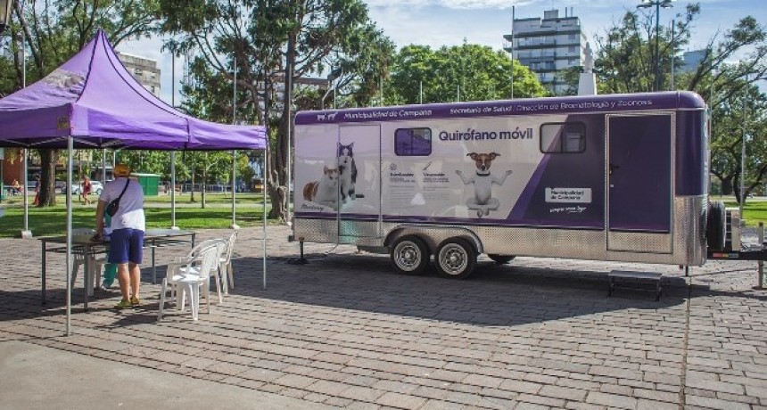 El quir&oacute;fano m&oacute;vil estar&aacute; la pr&oacute;xima semana en la plaza Eduardo Costa