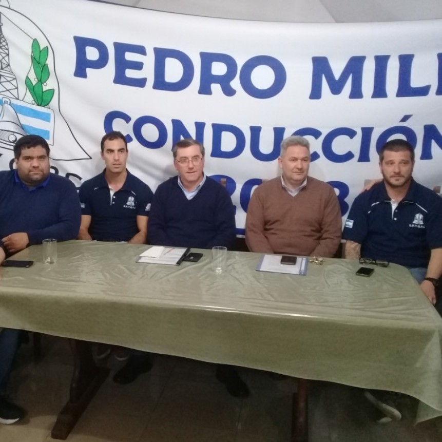 Fue presentada la candidatura de Pedro Milla a la Federaci�n del Petr&oacute;leo