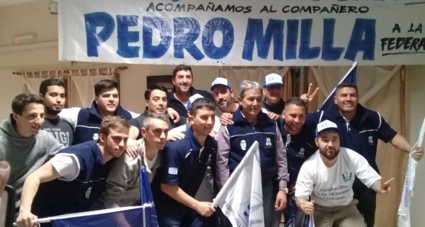 Fue presentada la candidatura de Pedro Milla a la Federaci�n del Petr&oacute;leo