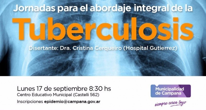 El lunes habr&aacute; una jornada sobre Tuberculosis