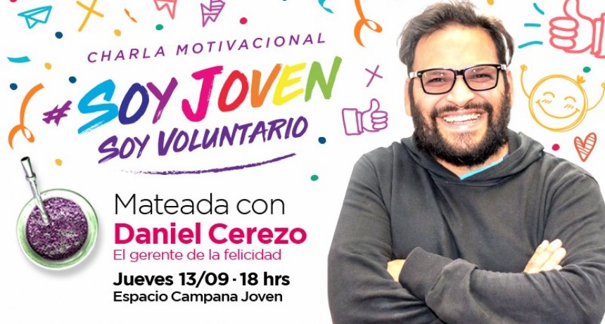 Qui&eacute;n es Daniel Cerezo, el &ldquo;gerente de la felicidad&rdquo; que brindar&aacute; una charla en Campana      