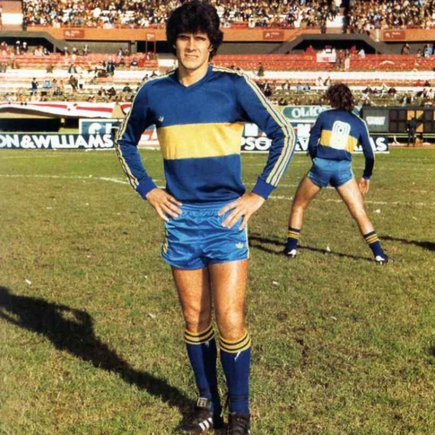 Mario Zanabria en la previa de Boca Juniors vs Cruzeiro