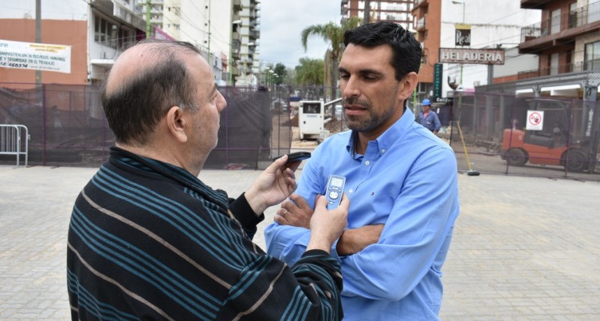 Fernando Sajn�n: adelantamos la inauguraci�n de la tercera cuadra