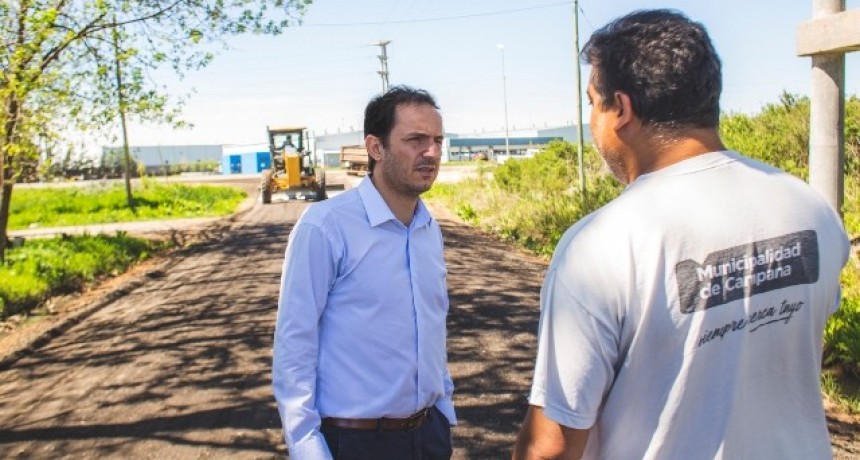 Las Acacias: Abella recibi&oacute; el agradecimiento de vecinos por las obras en el barrio
