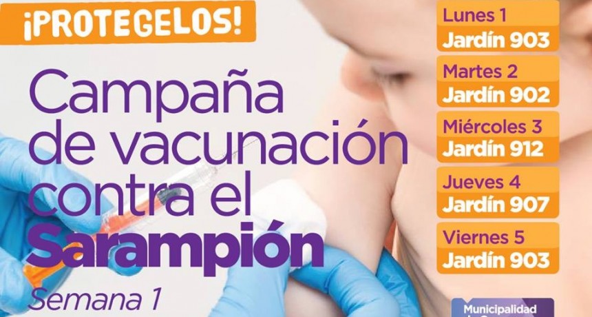 Sarampi&oacute;n: este lunes comienzan las vacunaciones con el m&oacute;vil sanitario