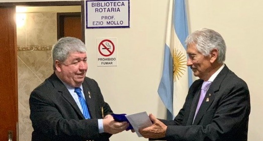  ROTARY CLUB CAMPANA: VISITA DEL GOBERNADOR DEL DISTRITO ROTARIO 4895  RICARDO PEDACE