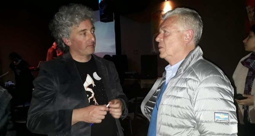 Rub&eacute;n Romano acompa&ntilde;o la presentaci&oacute;n de Guido Carlotto en Campana
