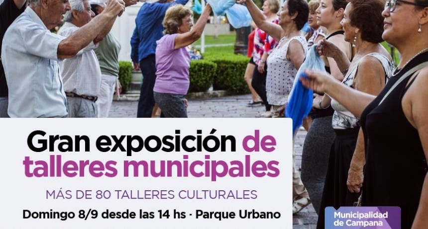 Este domingo habr&aacute; una gran muestra de talleres municipales