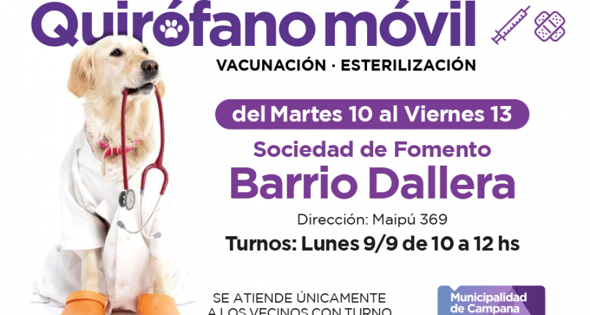 Las castraciones gratuitas seguir&aacute;n la semana pr&oacute;xima por Dallera