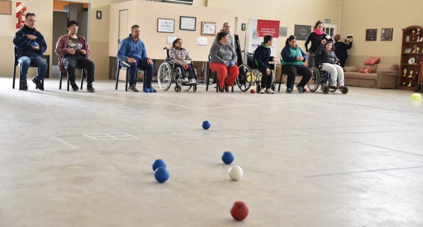 Se realiz&oacute; un nuevo encuentro de f&uacute;tbol inclusivo y boccia en Casa Esperanza