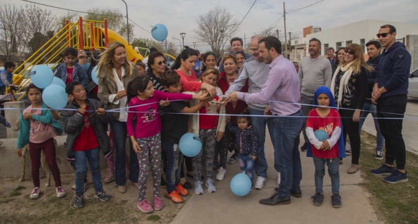 Abella y Klemensiewicz inauguraron las obras en San Felipe
