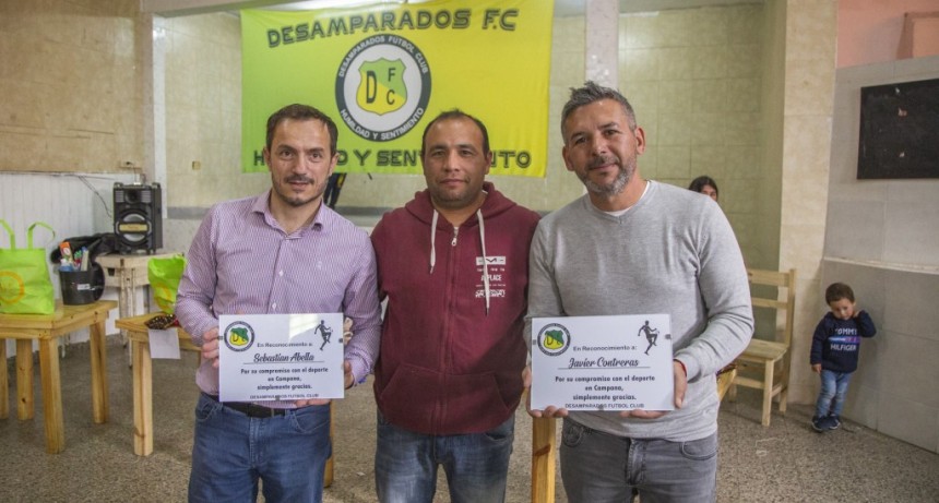 Abella acompa&ntilde;&oacute; una loter&iacute;a familiar a beneficio del Club Desamparados de Villanueva