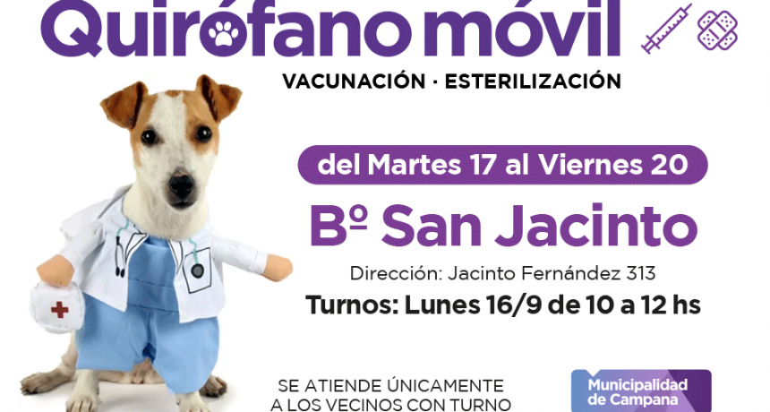 El quir&oacute;fano m&oacute;vil continuar&aacute; su cronograma por San Jacinto