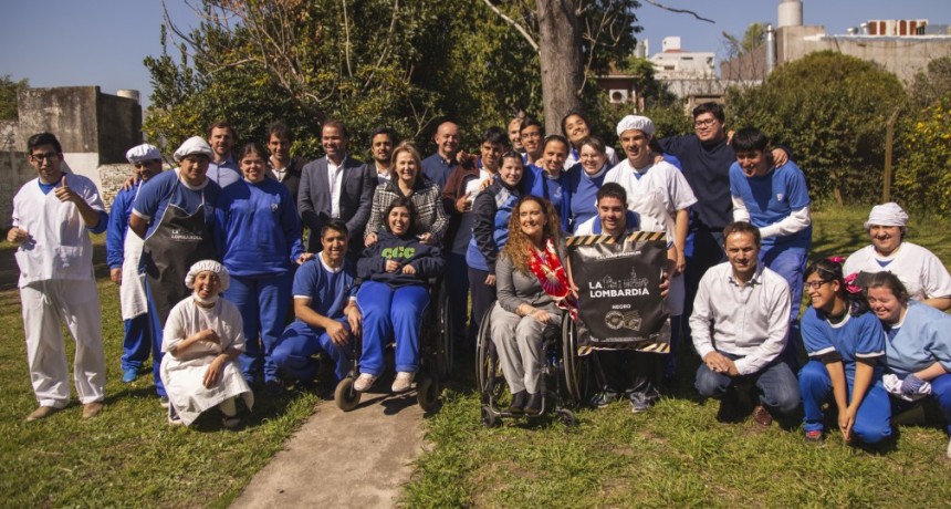 Michetti visit&oacute; Campana para conocer proyectos sobre discapacidad