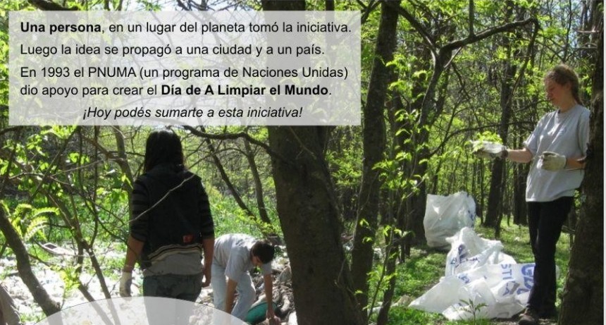 Ven&iacute; "A limpiar el mundo" el s&aacute;bado 21 de setiembre desde las 10 horas