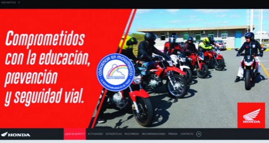 SAFETY ARGENTINA,  EL DEPARTAMENTO DE SEGURIDAD VIAL DE HONDA,  LANZA SU P&Aacute;GINA WEB