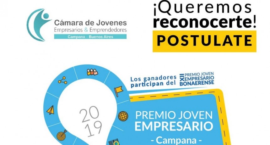Se viene una nueva edici&oacute;n del Premio Joven Empresario de Campana