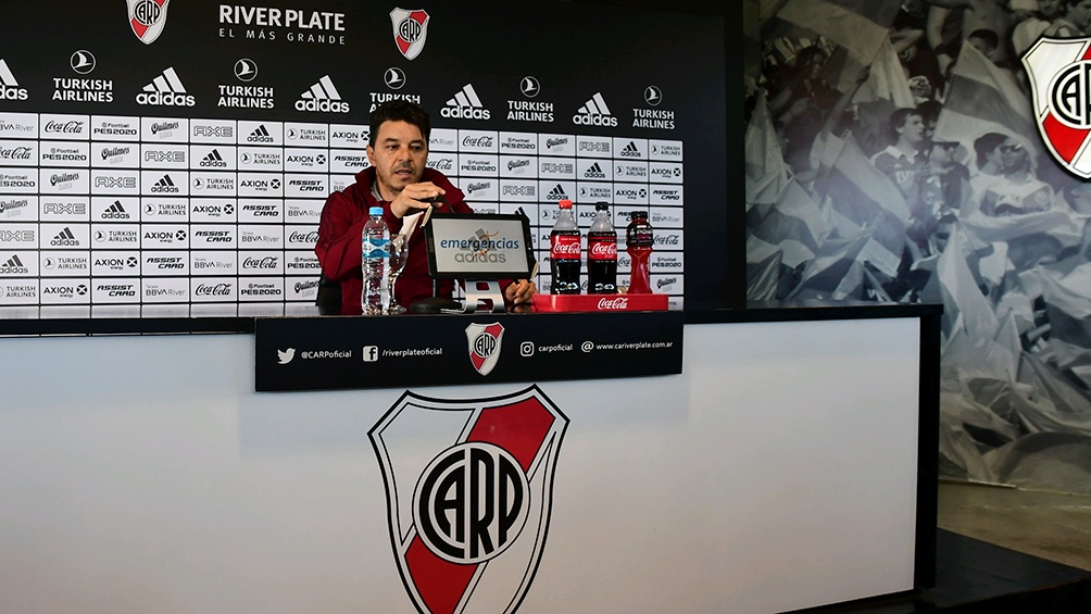 Marcelo Gallardo: es reconfortante ser reconocidos en el ambiente del f&uacute;tbol por nuestro juego