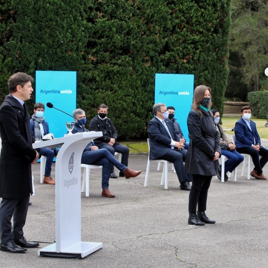 Kicillof anunció junto al Presidente el Programa de Fortalecimiento de Seguridad para la Provincia