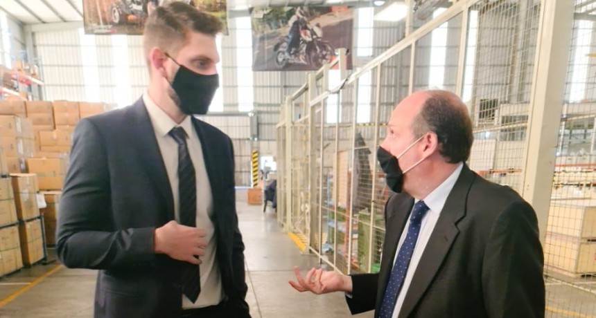 Roses destacó la importancia de la inversión del grupo SIMPA para Campana