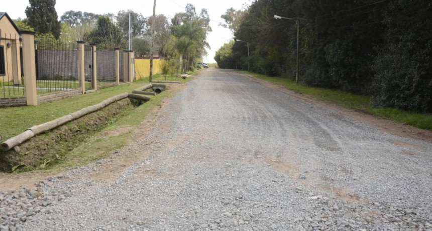 El Municipio completó los trabajos de mejoras en las calles de La Lucila