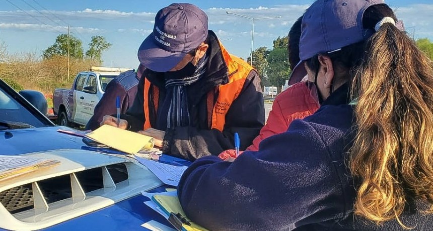 Continúan los operativos de control vehicular sobre ruta 9 