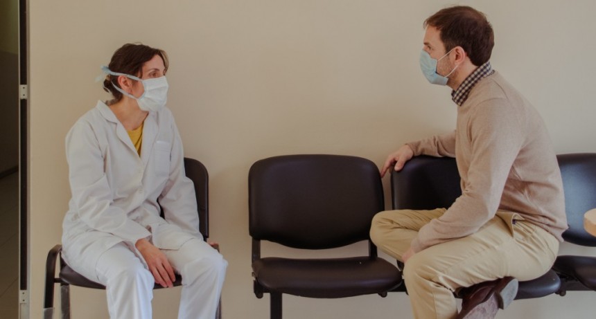 El Intendente agradeció al personal de salud que volvió a trabajar tras recuperarse de Covid -19 