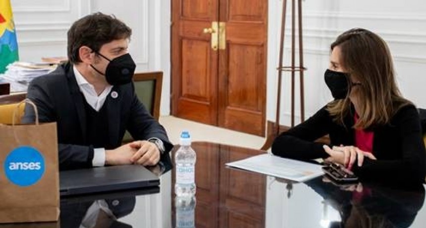 ENCUENTRO DE TRABAJO ENTRE FERNANDA RAVERTA Y AXEL KICILLOF