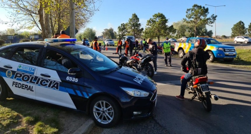 Se realizó un megaoperativo “antipicadas” en las colectoras Norte y Sur y en Ruta 9